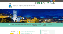 Desktop Screenshot of comune.sanlorenzoincampo.pu.it